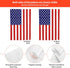 Outdoor 12x18 Inch Double Sided American Garden Flag American 4th of July Decorative Flag Fade Resistant Banner for Yard Lawn Home Decor...