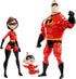Disney Pixar Incredibles Storyteller 3 Action Figure Pack, Mr Incredible, Elastigirl and Jack-Jack, Battle for The City Gift Pack...
