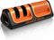Orange Ninja Mini Knife Sharpener - Coarse & Fine Knife Sharpener, Knife Sharpening System- Knife Sharpeners for Kitchen Knives, Pocket Kitchen Kn...