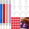 Maitys 4 Pcs LED Diamond Painting Drill Pen 5D Luminous Diamond Painting Accessories with 20 Clay Glue Paint, 9 Pen Heads(Pink, Gold, Blue, Red)...