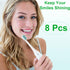 Replacement Toothbrush Heads Compatible with All Philips Sonicare Click-on Toothbrush Handles, Dupont Bristles, Medium Soft, Gentle & Comfortable....