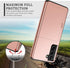 SAMONPOW Compatible with Samsung Galaxy S22 Case with Card Holder Wallet Case Shockproof Silicone TPU Hard PC Dual Layer Protective Case Compatibl...