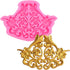 Baroque Style Curlicues Scroll Lace Silicone Mold Relief Flower Lace Fondant Molds For Cake Decoration Cupcake Topper Chocolate Candy Polymer Clay...