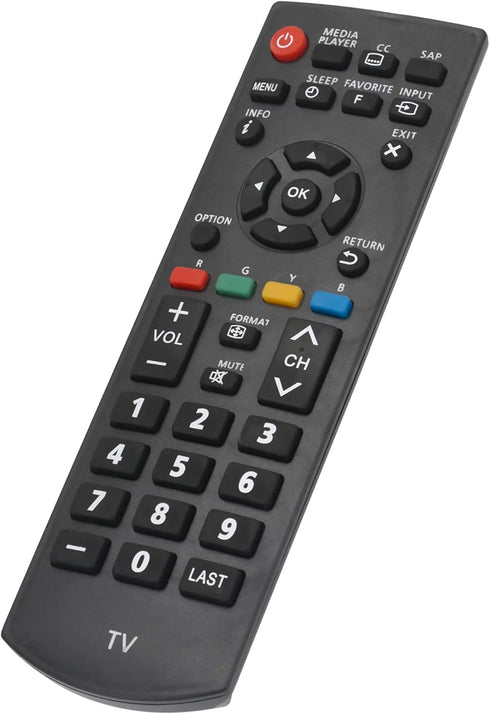 New N2QAYB000820 Replace Remote fit for Panasonic Viera TV TC-L39EM60 TC-L50EM60 TC-P42X60 TH-39LRU6 TH-39LRU60 TH-42LRU6 TH-32LRU60 TH-42LRU60 TH...