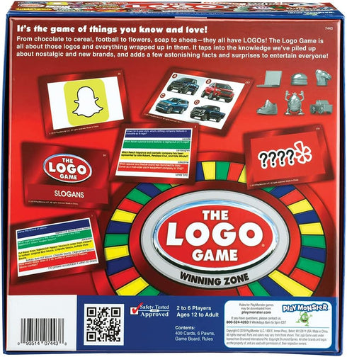 The Logo Game - The Game of Things You Know and Love! - Fun Party Game - Ages 12+ - 2-6 Players...