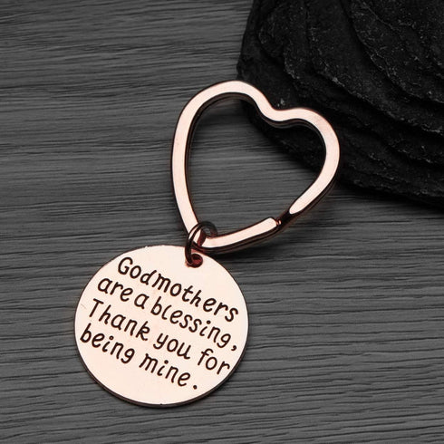 Infinity Collection Godmother Gift, Godmother Keychain, Godmother Jewelry- Gift for Godmothers...
