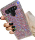 Case for LG Stylo 6 Case Glitter, Pink Glitter Sparkly Shiny Bling Sparkle Cute Cover, Anti-Scratch Soft TPU Slim Fit Shockproof Protective Phone ...