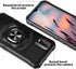 TJS Compatible for Nokia C210 Case, with Tempered Glass Screen Protector Metal Ring Magnetic Support Kickstand Heavy Duty Drop Protection Cover Ph...