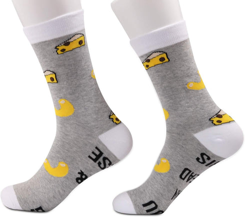 TSOTMO Pairs Mac Cheese Socks Mac Cheese Lovers Gift Novelty Mac and Cheese Socks For Food Lovers...