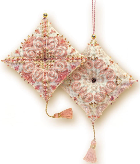 Riolis 25 Count Zigouigoui Delight Counted Cross Stitch Kit, 3.25 by 3.25-Inch Beige...