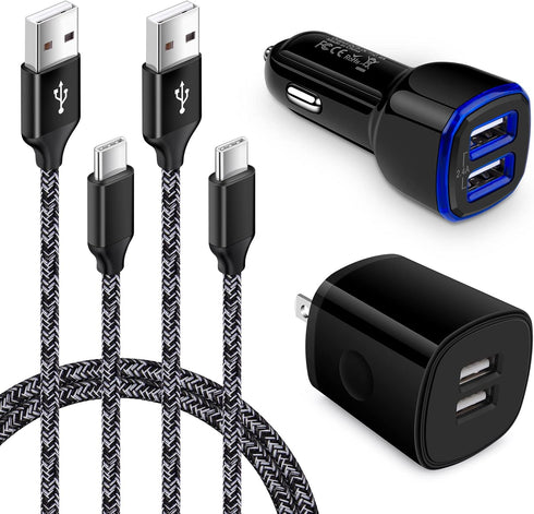 USB C Charger Block Google Pixel 8a 8 7a Fast Charger Android Phone Wall Plug Car Adapter C Type Charging Cable 6FT for Pixel 7 6 Pro 6a 5a 5XL 4a...