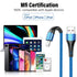 Apple MFi Certified 3 Pack iPhone Charger 10ft, Long Lightning Cable Durable Nylon Braided iPhone Charging Cable 10 Foot, Fast iPhone Cord for iPh...