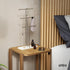 Umbra Trigem Hanging Jewelry Organizer Tiered Tabletop Free Standing Necklace Holder Display, White/Nickel...