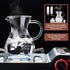 Unbreakable Pour Over Coffee Maker with Double Stainless Filter 17 fl oz, 4-5 Cups, Thickened Heat-Resistant Borosilicate Glass Dripper Coffee Pou...