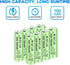 8PCS 1.2V 700mAh Ni Cd AAA Rechargeable Battery with USB Charger for Wireless Microphones, Electric Toys, Remote Mice, Calculators, Razors, Keyboa...