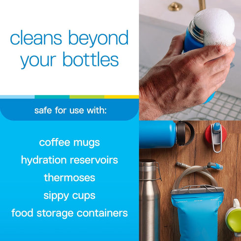 Bottle Bright 36 Tablets - EPA Safer Choice Certified, Clean Stainless Steel, Thermos, Tumbler, Insulated, Plastic and Reusable Water Bottles –Bot...