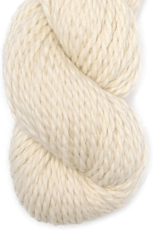 100% Baby Alpaca Yarn Wool Bare Yarn Wool Undyed Hank Bulky Weight - Heavenly Soft and Perfect for Knitting and Crocheting (Ivory, Bulky Hank Undy...