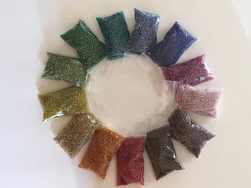 Seed Beads Size:11/0 50 gr / 1.76 oz (Light Gold)...