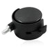 8 Pack 2 Inch Caster Wheel Replacement, M8 Office Chair Caster Wheel, Universal Standard Size Furniture Wheel with Locking Braking Plate for Compu...
