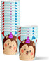 Hedgehog Birthday Party Supplies Set Plates Napkins Cups Tableware Kit for 16...