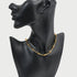 Gold and Silver Bone Necklace Bamboo Couple Necklace 19 Inch Teardrop Necklace...