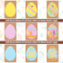 Whaline 700Pcs Easter Card Making Craft Kit Easter Foam Stickers Set Easter Eggs Crafts DIY Egg for Spring Easter Decorations Party Favors Supplie...