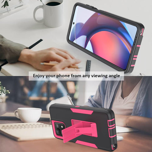 Protecive Case for Motorola G Stylus 5g (2023), Compatible with Moto G Stylus 5g 2023, Phone Cover with Magnetic Kickstand Car Mount, Shockproof H...