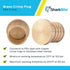 SharkBite 1 Inch Crimp Plug, Pack of 10, Brass Plumbing Fitting, PEX Pipe, PE-RT, UC520LF...