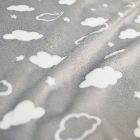 American Baby Company Heavenly Soft Chenille Sherpa Security Blanket, Gray, 14" X 14", Warm and Cozy for Boys and Girls...