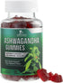 Ashwagandha Gummies for Women & Men, 3000mg Equivalent, Vegan, Plant Based, Non-GMO, Gluten-Free & Gelatin Free, Ashwagandha Supplement for Natura...