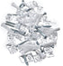 20 Pack 3-4mm Frameless Mirror Holder Clips Clear Mirror Mounting Clip Plastic Glass Retainer Clips Mirror Mounting Hardware with Screw and Anchor...