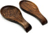 Walnut Wooden Spoon Rest Cooking Spoon Holder Organizer Heat-Resistant Wood Utensil Rest, Spoon Holder for Stove Top, Kitchen Utensil Holder for L...