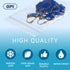 GPI Clear Plastic Reclosable ZIP Poly Bags, Case of 100, 2-mil Thick, 2 Inch x 3 Inch, for Travel, Storage, Shipping...