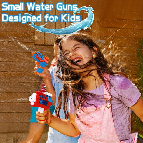 Water Guns, Water Guns for Kids, 4 Pack Squirt Guns Water Blaster, Mini Water Guns Small Water Pistol Toys for Boys Girls, Summer Gifts for Swimmi...