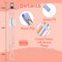 Babygoal Girl Pacifier Clips, 6 Pack Solid Color Pacifier Holder Clips for Boys and Girls Fits for Most Pacifier Styles and Baby Gift 6MP23...
