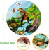Wooden Dinosaur Puzzles for Kids Ages 4-6, Set of 2 Packs with 48-Piece Jigsaw Puzzles Preschool Educational Brain Teaser Boards Toys Gifts Childr...