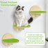 Trimmable Cat Scratching Post Carpet Covered 78.7”x15.8” Self-Adhesive Cat Tree Shelves Replacement Parts Mat Cat Scratcher for Cat Tree Shelf Ste...