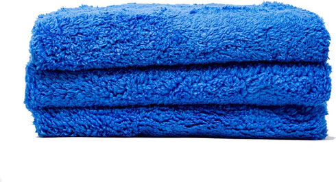 303 Products Edgeless Microfiber Towels for Car Detailing, Home Cleaning- 3 Pack Premium Reusable Edgeless Microfiber Cleaning Cloths Stitch-Free...
