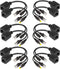 Passive PoE Injector 6 Pairs PoE Splitter Kit Passive PoE Injector and PoE Splitter Kit with 5.5x2.1 mm DC Connector RJ45 Power Over Ethernet...
