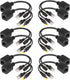 Passive PoE Injector 6 Pairs PoE Splitter Kit Passive PoE Injector and PoE Splitter Kit with 5.5x2.1 mm DC Connector RJ45 Power Over Ethernet...