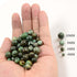 200pcs 4mm African Turquoise Loose Beads for Jewelry Making, Natural Semi Precious Beads Round Smooth Gemstones Spacer Beads Charms for Necklaces ...