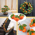 Fake Mini Tangerine Orange Artificial Fruit Simulation Fake Lifelike for Home Party Kitchen Festival Decoration 3 pcs...