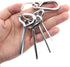 1Set Allen Wrench Set, Door Key with Full Loop for Push Bar Panic Exit Devices (T-shaped: 1x 5/64 + 1x 1/8 + 1x 5/32 + 1x 7/32, 1x keychain)...