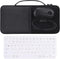khanka Hard Carrying Case + Silicone Keyboard Cover Compatible with Logitech K380 Multi-Device/Pebble 2 Combo for Mac Keyboard + Pebble M350 M355 ...