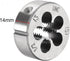 uxcell 1/2-13 UNC Round Die, Machine Thread Right Hand Threading Die, Alloy Tool Steel Screw Thread Cutting Die, 2pcs...