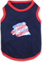 4th of July Small Puppy Clothes Independent Day Dog Shirts USA Flag Dog Outfit for Boy Girl...