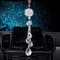 Bling Rear View Mirror Accessories for Women, Lucky Car Interior Rearview Crystal Decor Charm, Rhinestone Ball Ornament Sun Catcher Pendant...