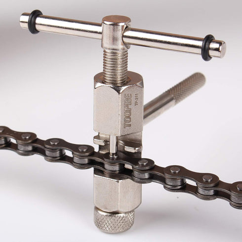 Bike Chain Breaker Bicycle Chain Removal Tool - Road and Mountain Bicycle Chain Splitter Cutter with Chain Hook for Hand Repair Bicycle Chain...