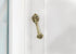 Bless This House, Tree of Life - Mezuzah Case, Wooden Texture Gold Color Design Crafted with David Star, for Jewish Homes (Large 5.5", Antique Gol...