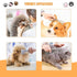 Pet Grooming Combs with Rounded Tips, Stainless Steel Bristles, Easy Detangling Tool for Long & Short Haired Dogs, Cats, and Other Furry Friends, ...